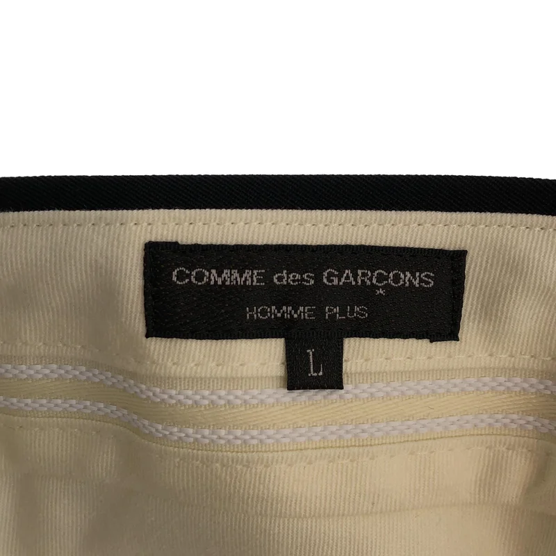 COMME des GARCONS HOMME PLUS / コムデギャルソンオムプリュス | ジップディティールパンツ | L | メンズ