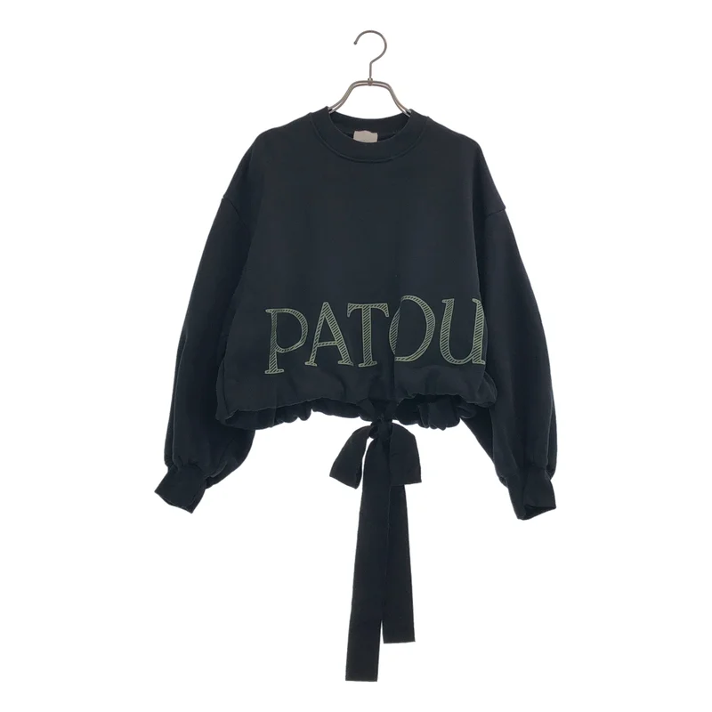 PATOU / パトゥ | 2022AW | ロゴプリント ショートスウェット | S | レディース