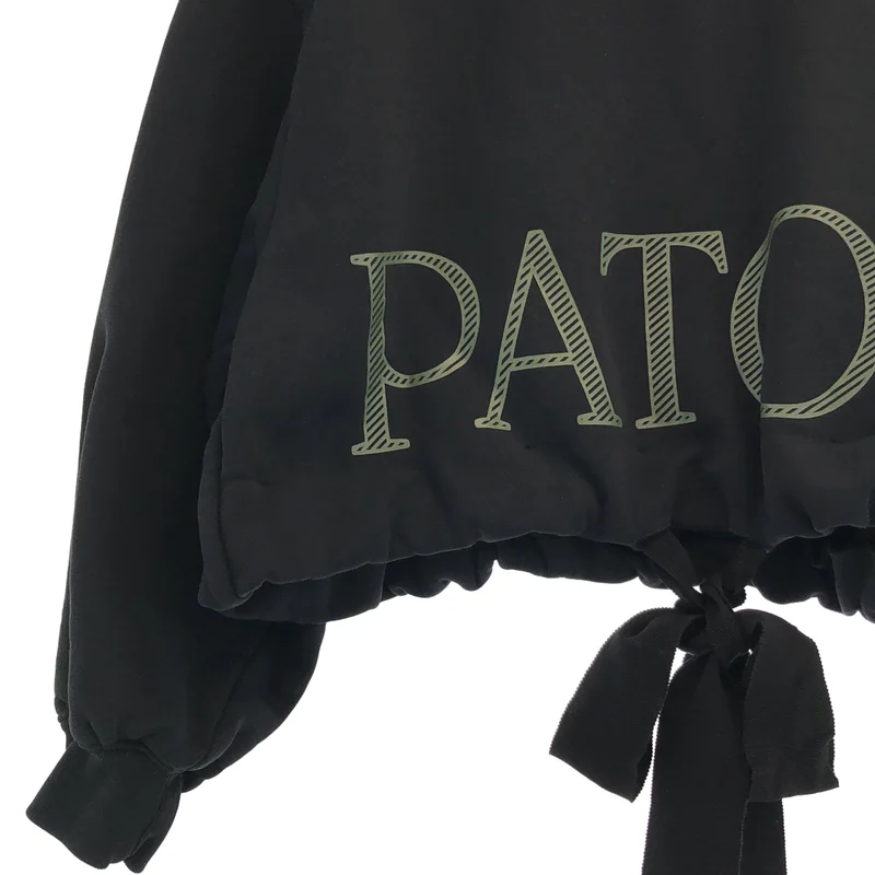 PATOU / パトゥ | 2022AW | ロゴプリント ショートスウェット | S | レディース
