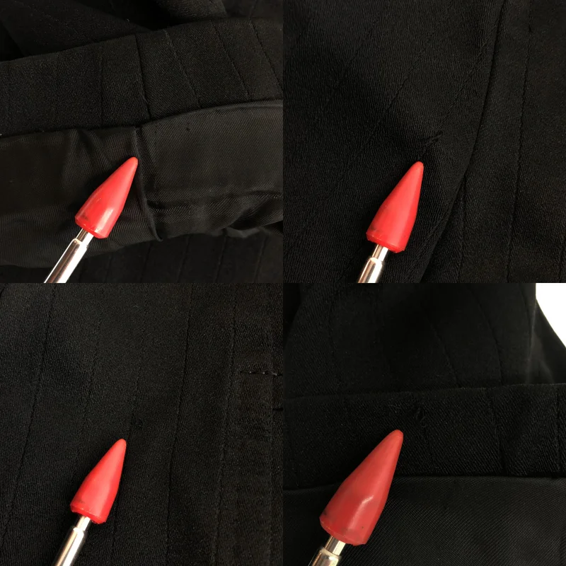COMME des GARCONS HOMME DEUX / コムデギャルソンオムドゥ | 2024SS | セットアップ / ポリ縮絨 ストライプ パッチワーク テーラードジャケット / イージーテーパードパンツ | S | メンズ