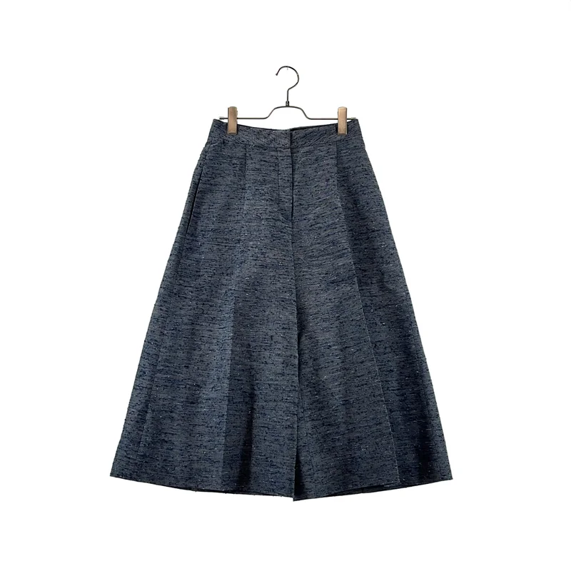 STELLA McCARTNEY / ステラマッカートニー | ツイード タック ワイドパンツ | 36 | レディース