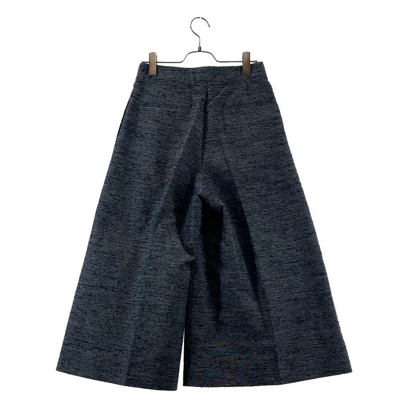 STELLA McCARTNEY / ステラマッカートニー | ツイード タック ワイドパンツ | 36 | レディース