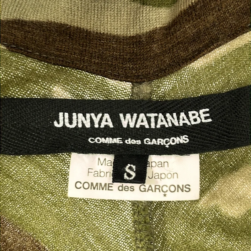 JUNYA WATANABE COMME des GARCONS / ジュンヤワタナベ | 2010AW | ウール カモフラージュ ドレープカットソー | S | レディース