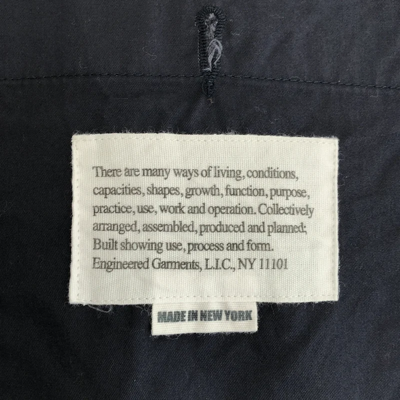 Engineered Garments / エンジニアドガーメンツ | コットン テーラードジャケット | M | メンズ