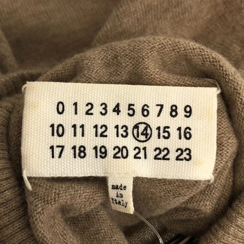 Maison Martin Margiela / メゾンマルタンマルジェラ | 2015AW | エルボーパッチ タートルネック ニット S30HA0815 | S | メンズ