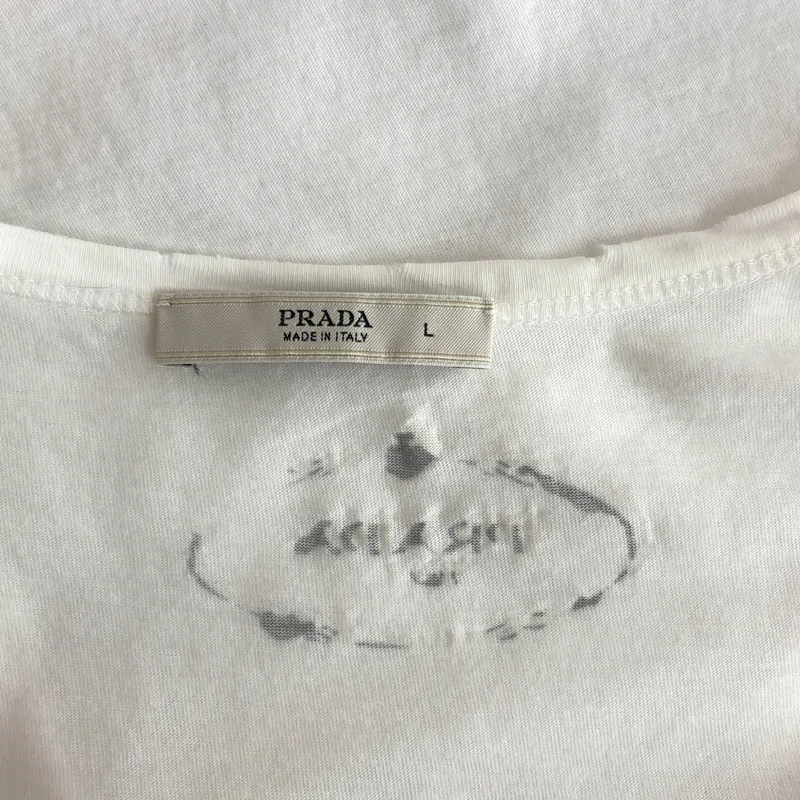 PRADA / プラダ | Vネック Tシャツ | L | レディース