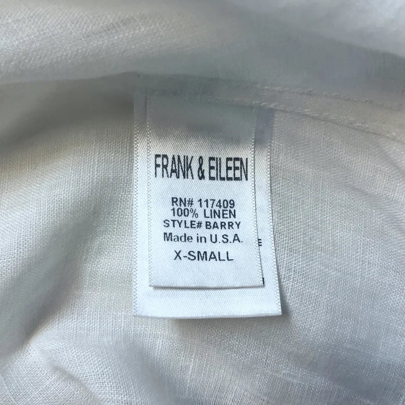 Frank&Eileen / フランクアンドアイリーン | BARRY リネン オープンカラーシャツ | XS | レディース