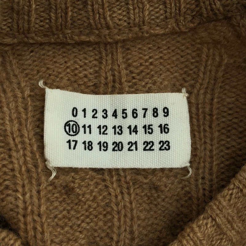 Martin Margiela / マルタンマルジェラ | 2007AW | ウール ケーブル ニット 30 HA071 | S | メンズ