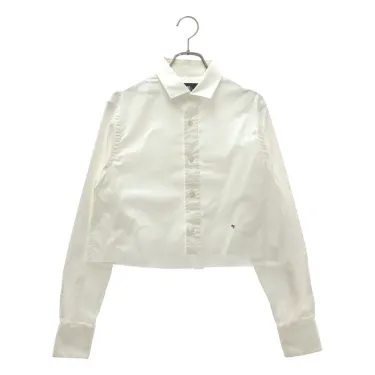 HOMME girls / オム ガールズ | クロップド シャツ_長袖 | S