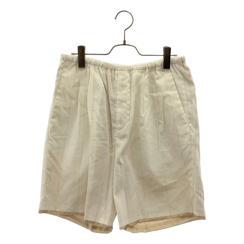 MAATEE&SONS / マーティー&サンズ | Ex. C/Li STRIPE EASY SHORTS / コットンリネン ストライプイージーショーツ | 2 | オフホワイト | メンズ MAATEE&SONS / マーティー&サンズ | Ex. C/Li STRIPE EASY SHORTS