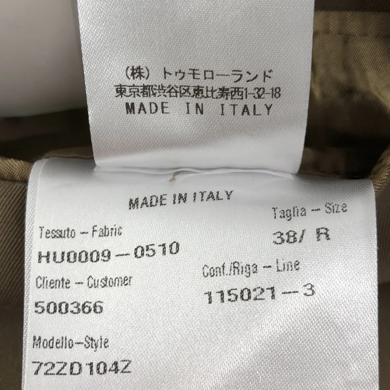 CARUSO / カルーゾ | ノーカラージャケット 72ZD104Z | 38 | レディース