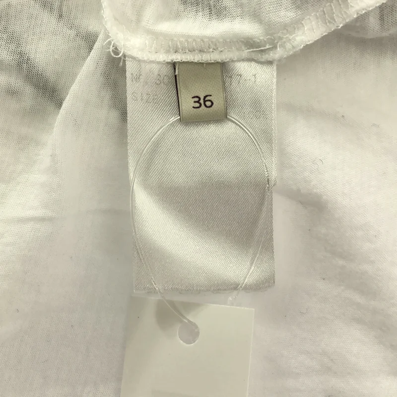 STELLA McCARTNEY / ステラマッカートニー | 総柄 ゼブラ アシンメトリー Tシャツ カットソー | 36 | レディース
