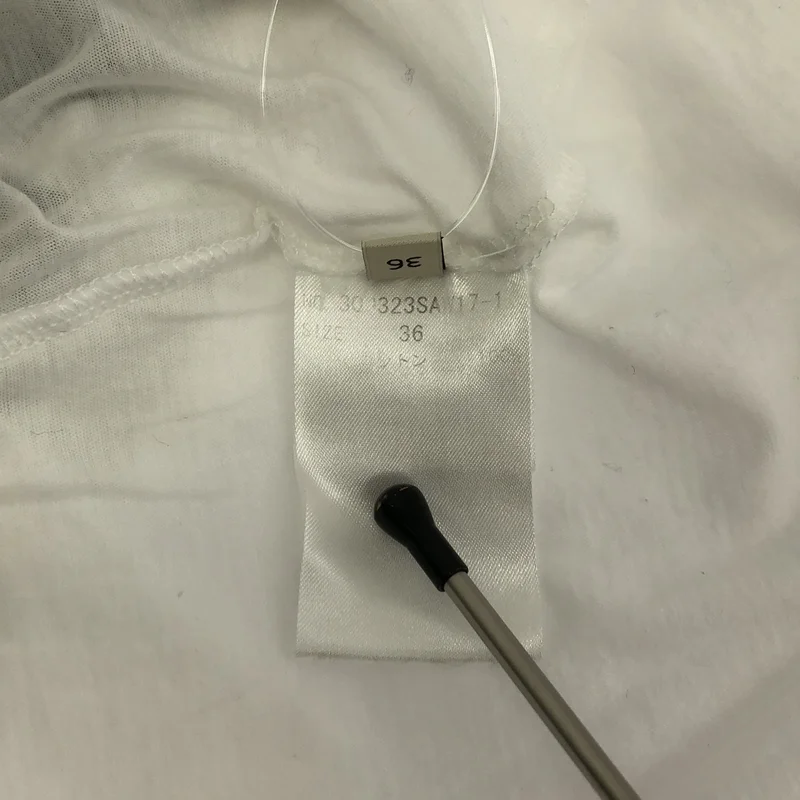 STELLA McCARTNEY / ステラマッカートニー | 総柄 ゼブラ アシンメトリー Tシャツ カットソー | 36 | レディース