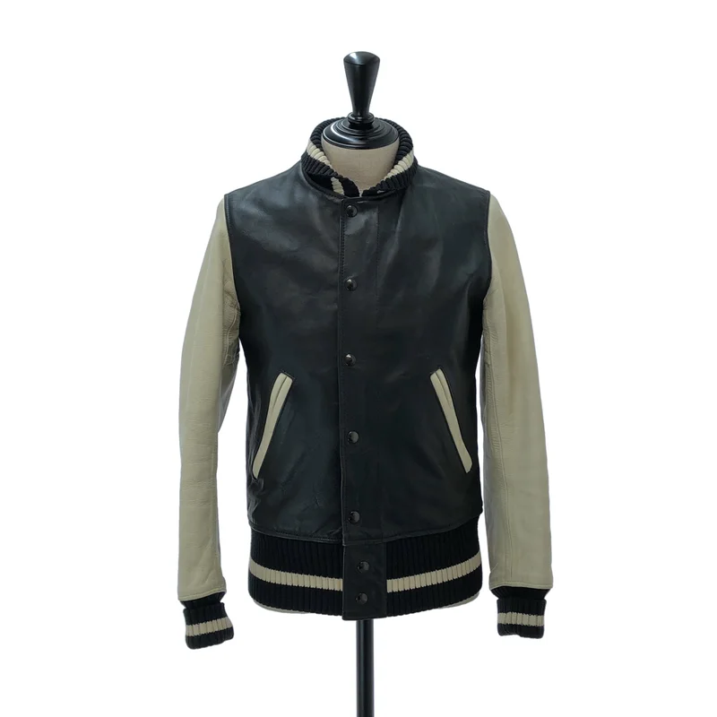 JUNYAWATANABE COMMEdesGARCONS MAN / ジュンヤワタナベマン | 2010AW | × VANSON / レザー ジップアップ スタジアムジャンパー | S | メンズ