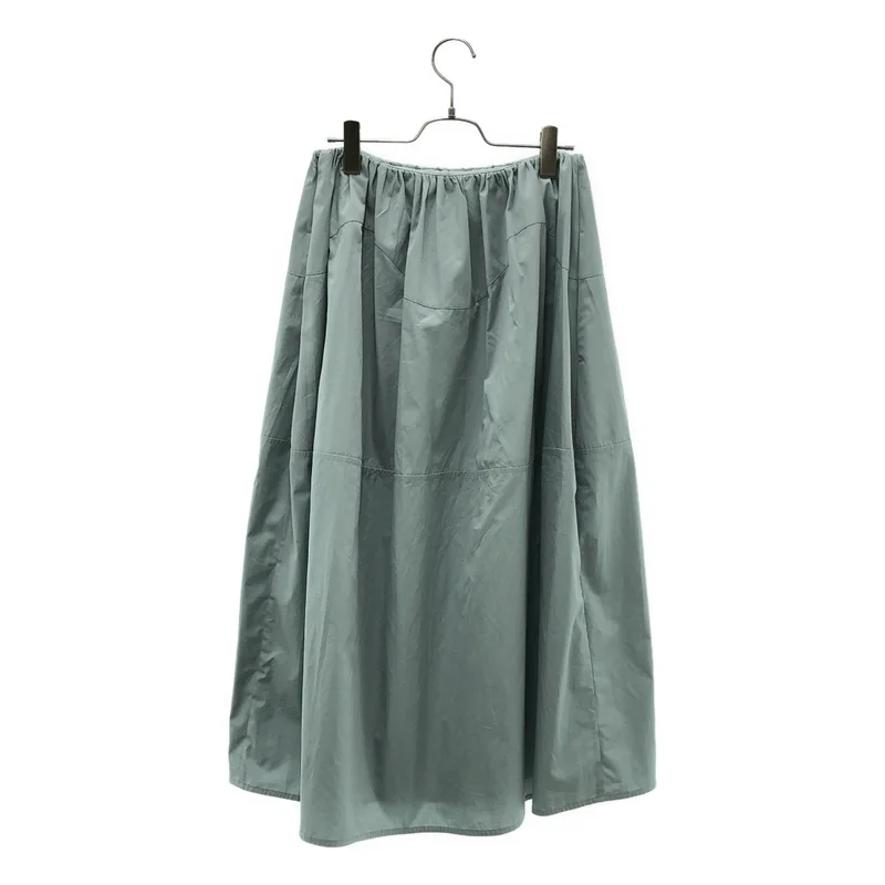JIL SANDER / ジルサンダー | 2023SS | Gathered cotton poplin skirt スカート | 34 | レディース
