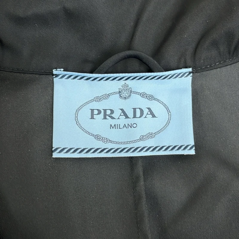PRADA / プラダ | 2022 | Re Nylon トライアングルロゴ  ロングコート / 29L086 | 36 | レディース