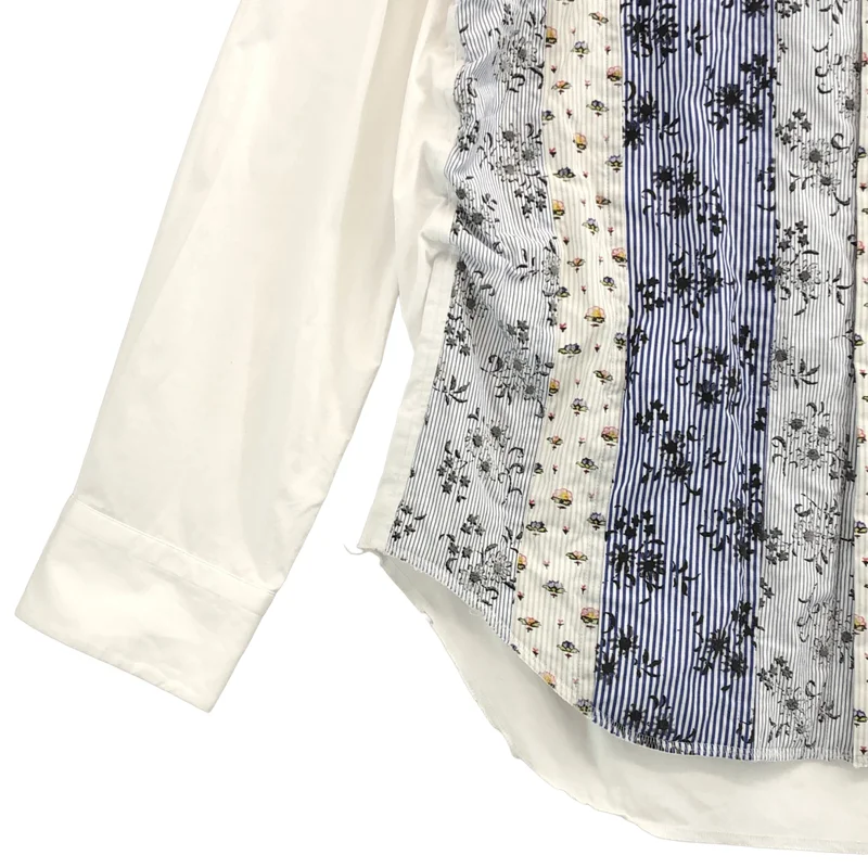 tricot COMME des GARCONS / トリココムデギャルソン | 2015AW | コットン 総柄 パッチ シャツ ブラウス | S | レディース