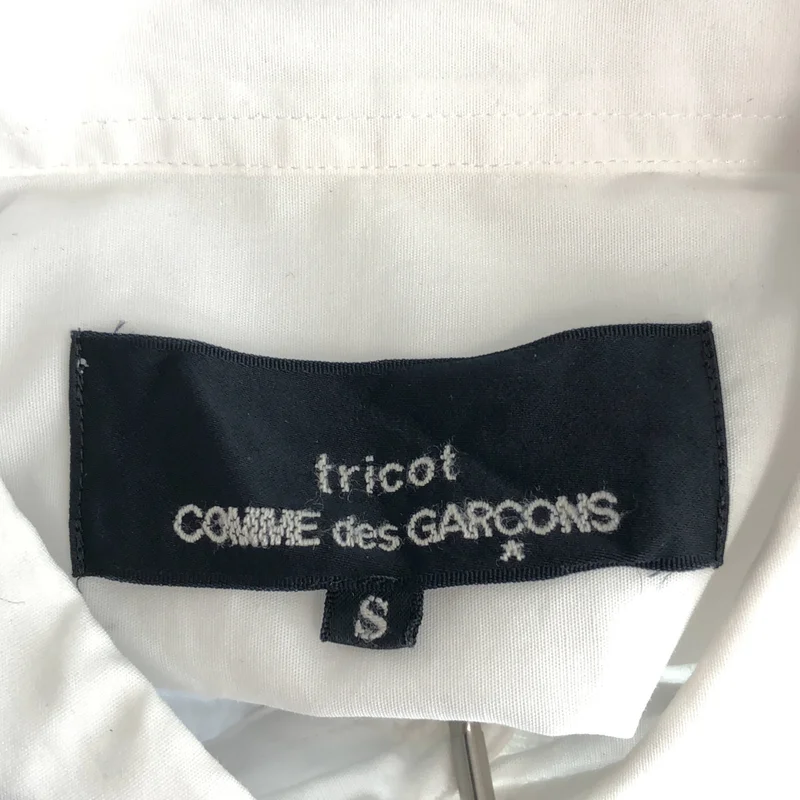 tricot COMME des GARCONS / トリココムデギャルソン | 2015AW | コットン 総柄 パッチ シャツ ブラウス | S | レディース