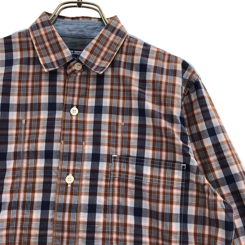 JUNYAWATANABE COMMEdesGARCONS MAN / ジュンヤワタナベマン | 2013SS | チェック 切替 シャツ | XS | メンズ