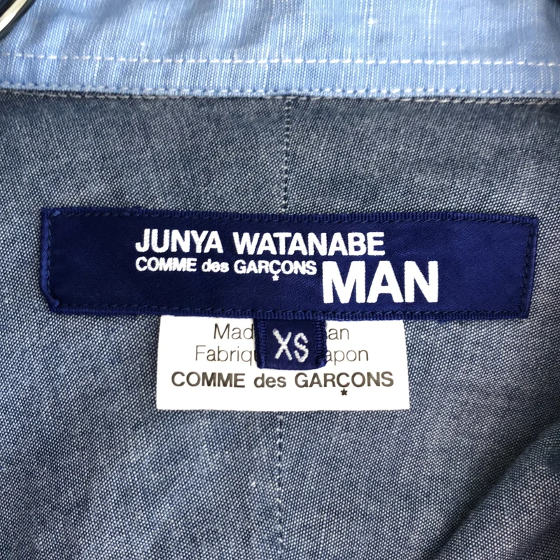 JUNYAWATANABE COMMEdesGARCONS MAN / ジュンヤワタナベマン | 2013SS | チェック 切替 シャツ | XS | メンズ