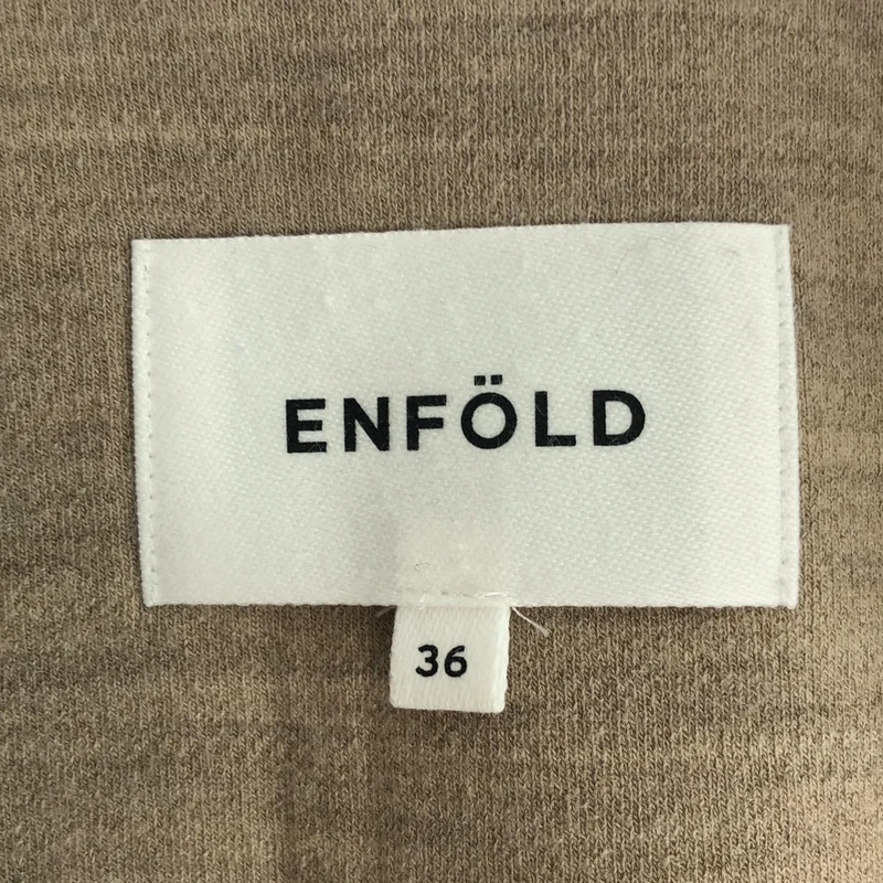 ENFOLD / エンフォルド | ウール ボンディング ノーカラーコート | 36 | レディース