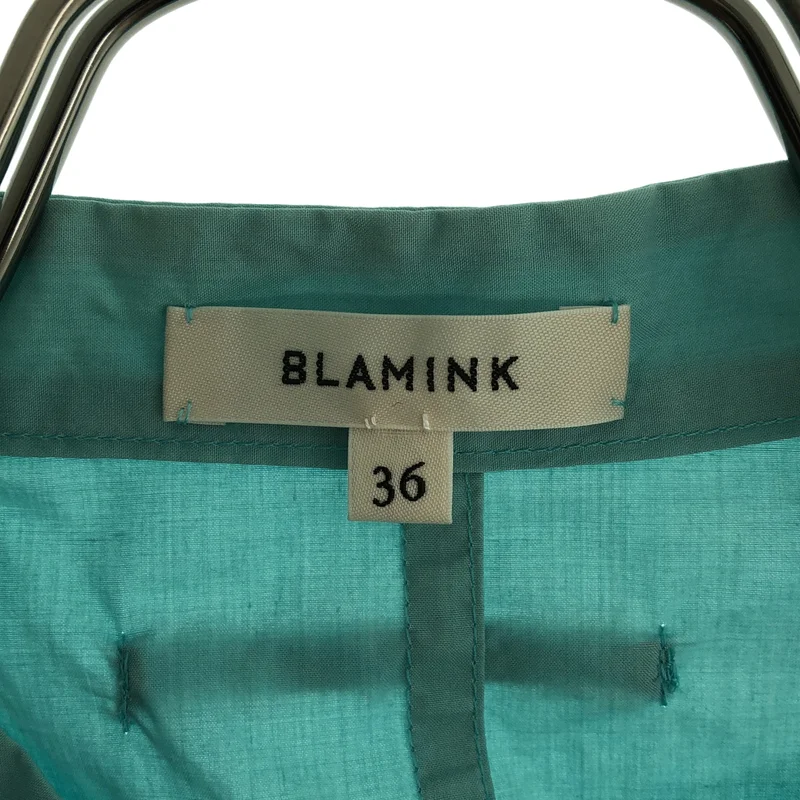 BLAMINK / ブラミンク | バンドカラーシャツワンピース | 36 | レディース