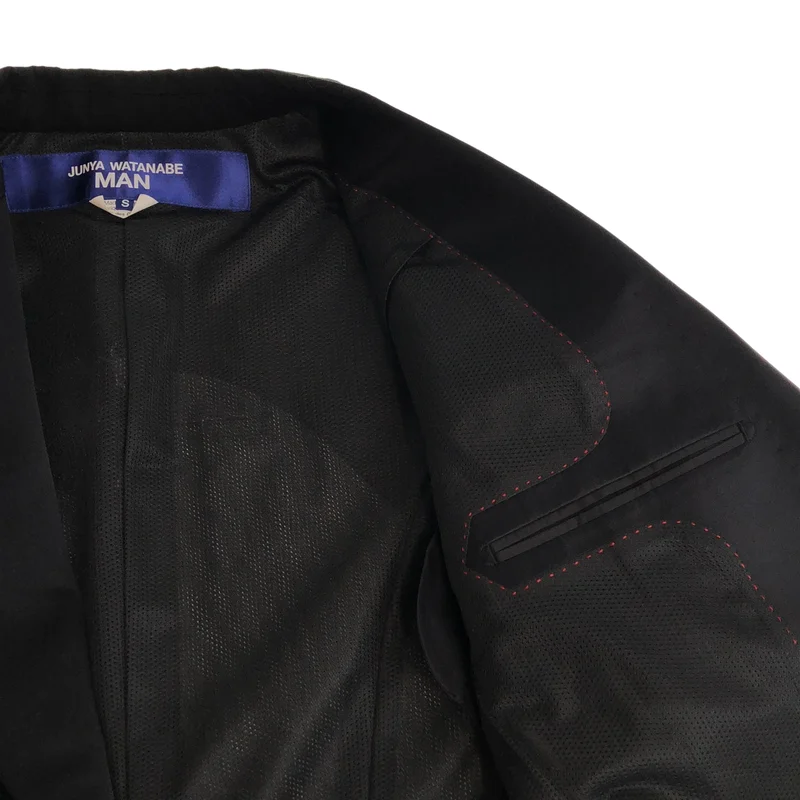 JUNYAWATANABE COMMEdesGARCONS MAN / ジュンヤワタナベマン | 2025SS | パッチワーク デニムテーラードジャケット | S | メンズ
