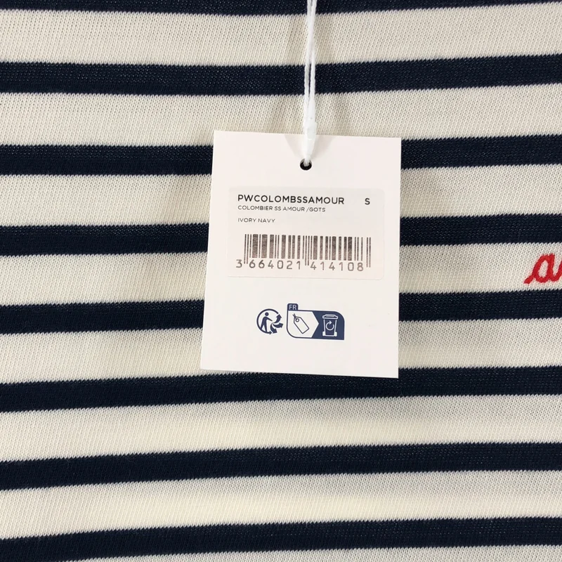 Maison Labiche / メゾン・ラビッシ | ボーダー ロゴ Tシャツ カットソー | S | レディース