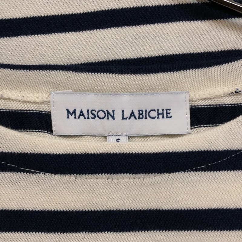 Maison Labiche / メゾン・ラビッシ | ボーダー ロゴ Tシャツ カットソー | S | レディース