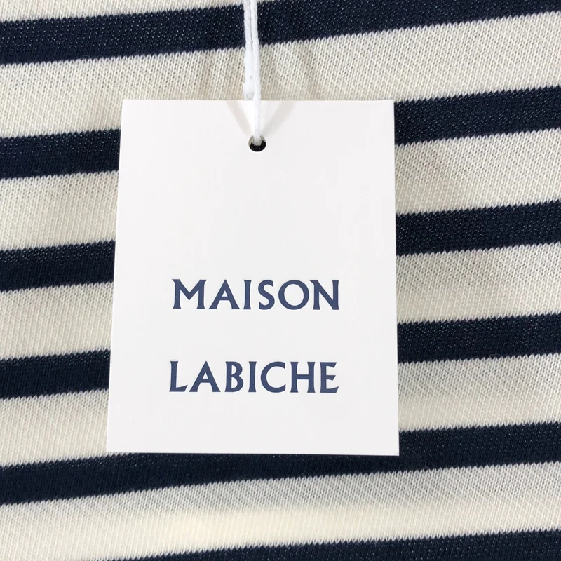 Maison Labiche / メゾン・ラビッシ | ボーダー ロゴ Tシャツ カットソー | S | レディース