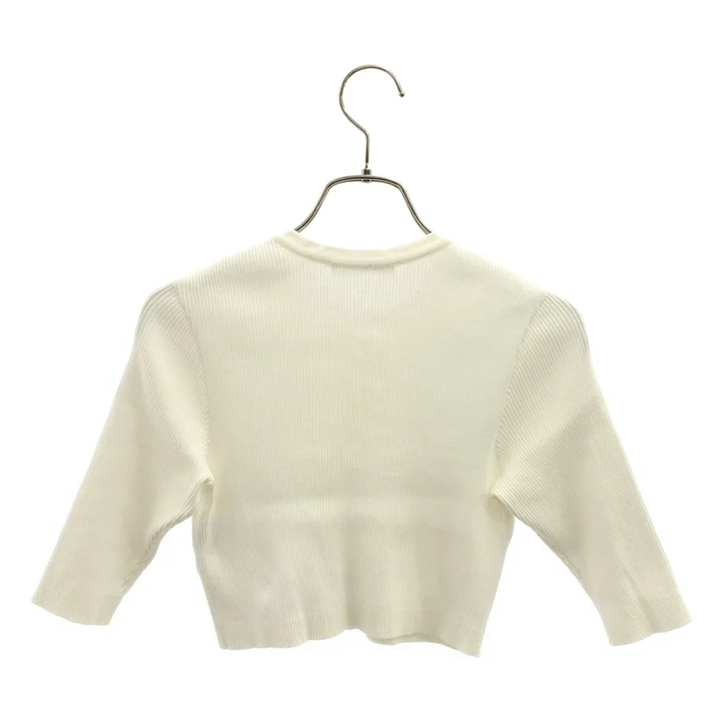 AURALEE / オーラリー | GIZA HIGH GAUGE RIB KNIT SHORT CARDIGAN クロップド カーディガン | 0 | レディース