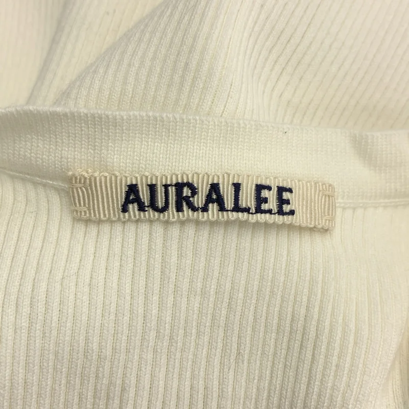 AURALEE / オーラリー | GIZA HIGH GAUGE RIB KNIT SHORT CARDIGAN クロップド カーディガン | 0 | レディース