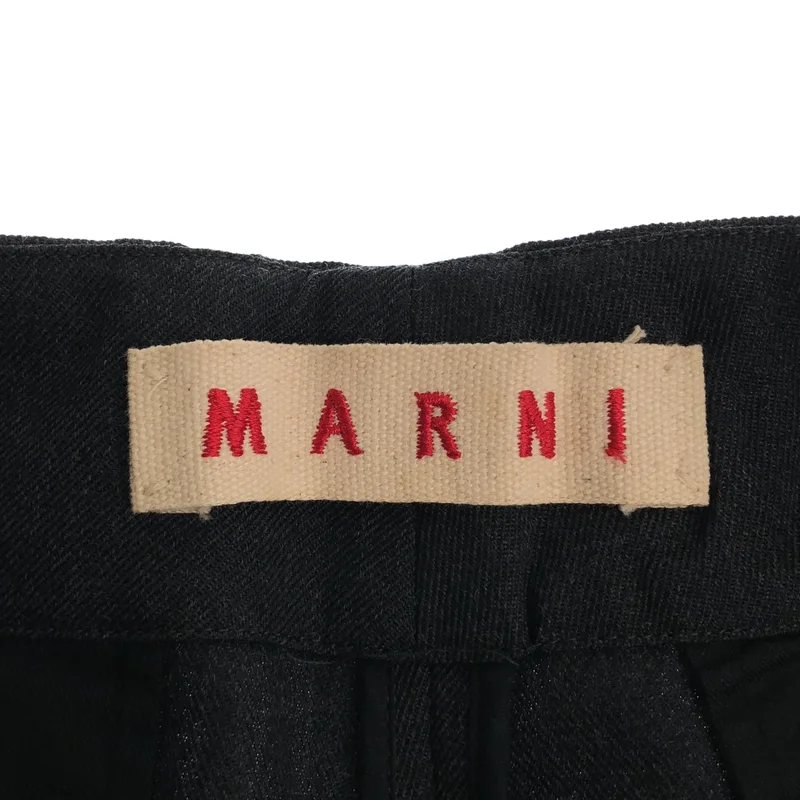 MARNI / マルニ | ウール ジップパンツ | 40 | レディース
