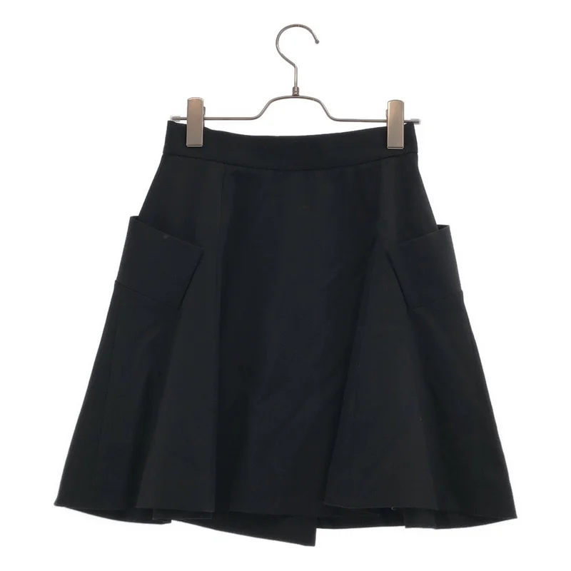 VIVIENNE WESTWOOD RED LABEL / ヴィヴィアンウエストウッドレッドレーベル | ウール混 ラップデザイン フレアスカート | 1 | レディース