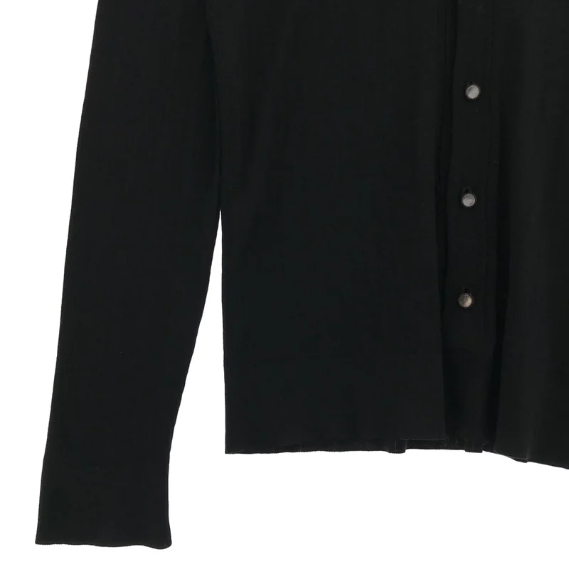 GUCCI / グッチ | トムフォード期 シルク リブ Vネック ニットカーディガン | S | メンズ