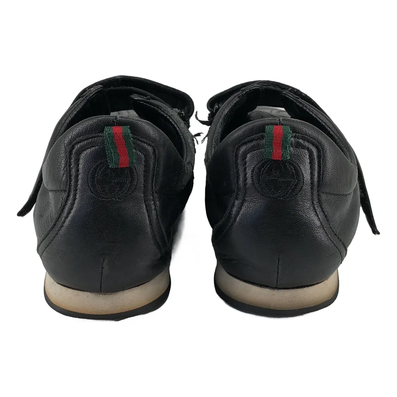 GUCCI / グッチ | レザー ベロクロ スニーカー | 38 | レディース