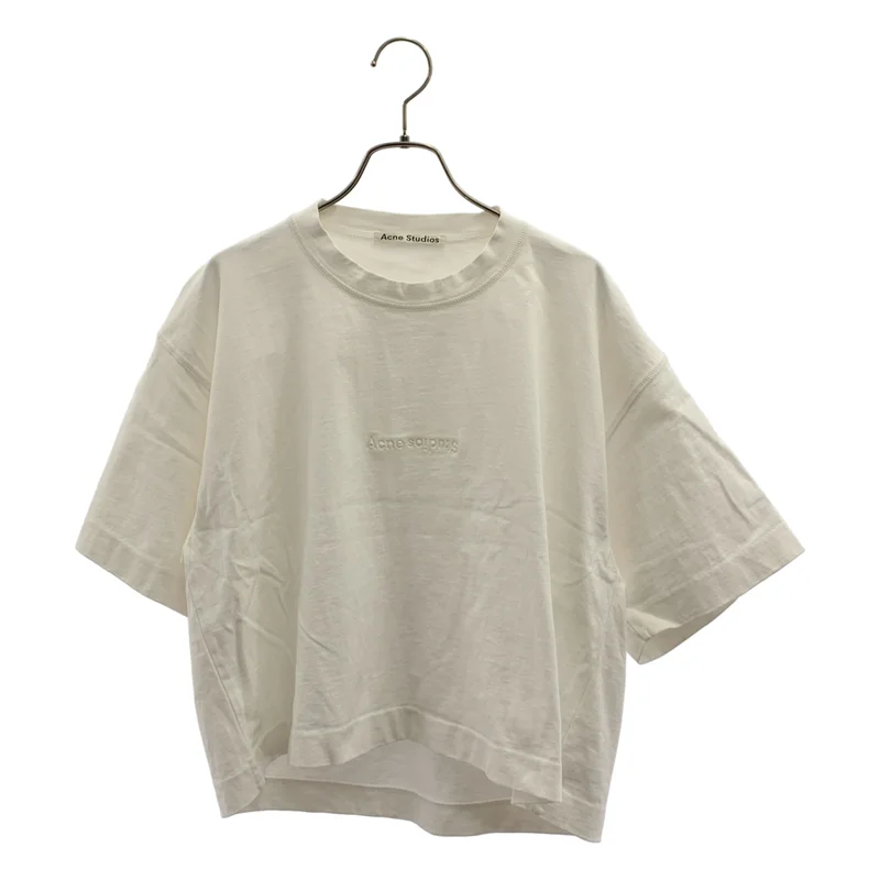 Acne Studios / アクネストゥディオズ | コットン ロゴ Tシャツ カットソー | XS | レディース
