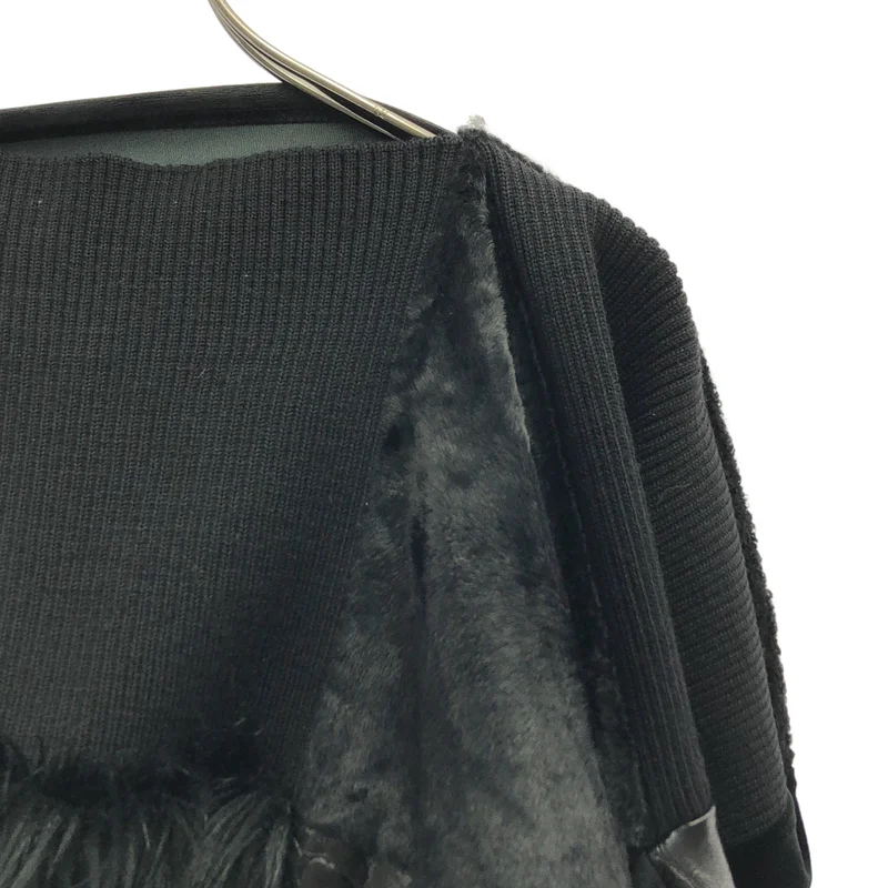 JUNYA WATANABE / ジュンヤワタナベ | 2025AW | 異素材切替 パッチワーク  ポンチョ | M | レディース