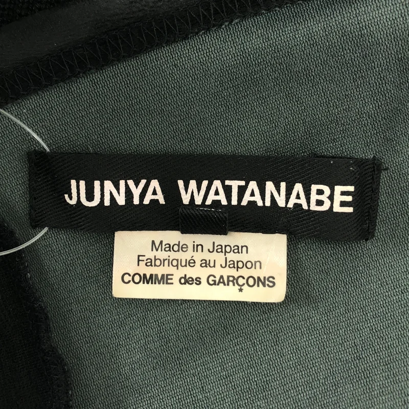 JUNYA WATANABE / ジュンヤワタナベ | 2025AW | 異素材切替 パッチワーク  ポンチョ | M | レディース