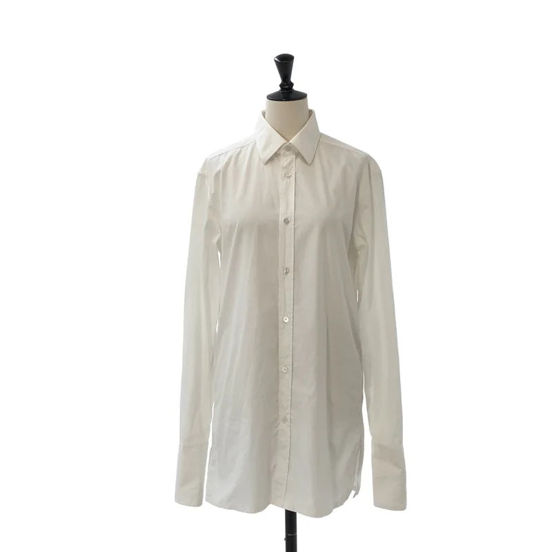 Maison Margiela / メゾンマルジェラ | 2020AW | コットン ロングカフスシャツ | 38 | レディース