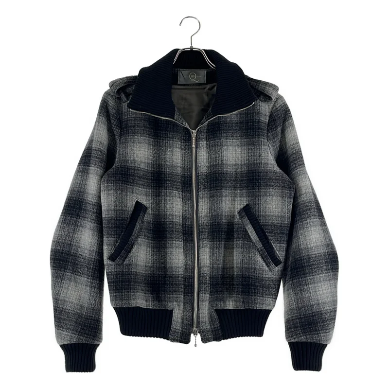 McQ / マックキューアレキサンダーマックイーン | ウール オンブレチェックジャケット | 44 | メンズ