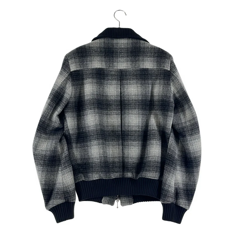McQ / マックキューアレキサンダーマックイーン | ウール オンブレチェックジャケット | 44 | メンズ