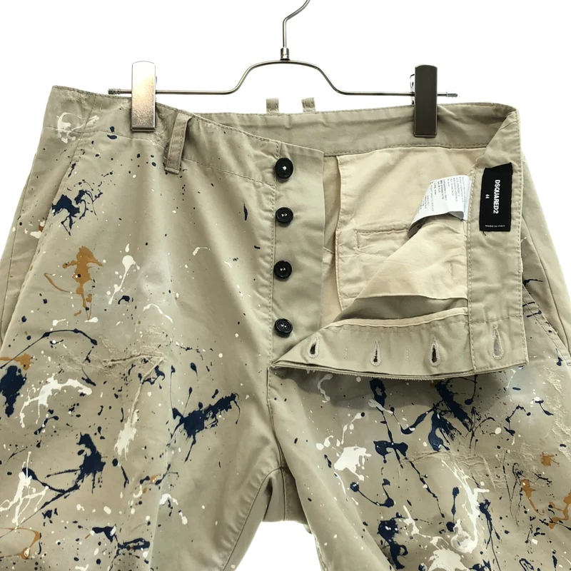 DSQUARED2 / ディースクエアード | 2022SS | ペンキ加工 チノパンツ | 44 | メンズ