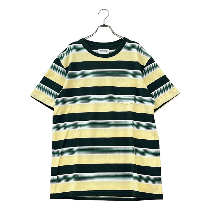 WACKO MARIA / ワコマリア | STRIPED CREW NECK T-SHIRT ボーダー Tシャツ | L | メンズ