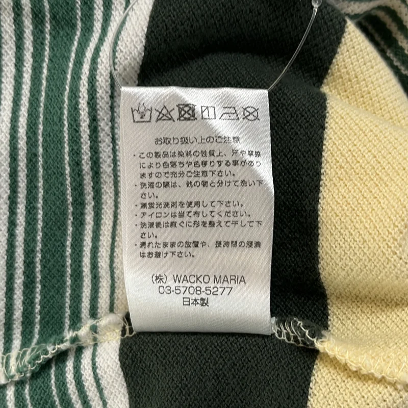 WACKO MARIA / ワコマリア | STRIPED CREW NECK T-SHIRT ボーダー Tシャツ | L | メンズ