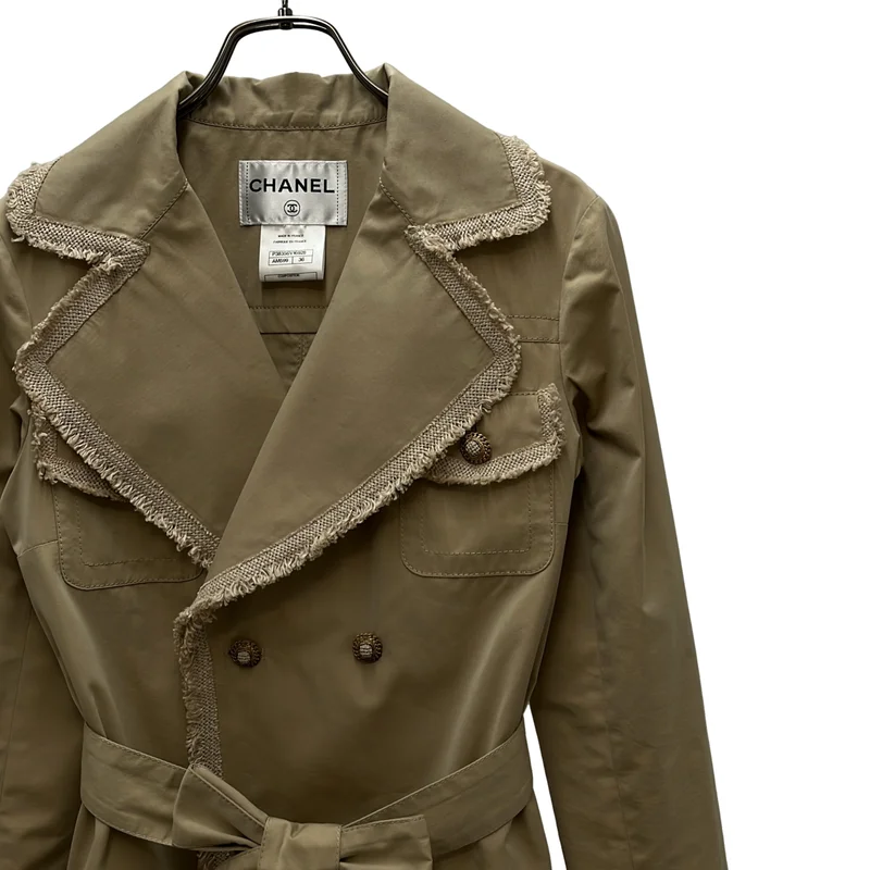 CHANEL / シャネル | 2010SS | ココマーク ダブル スプリングコート | 36 | レディース
