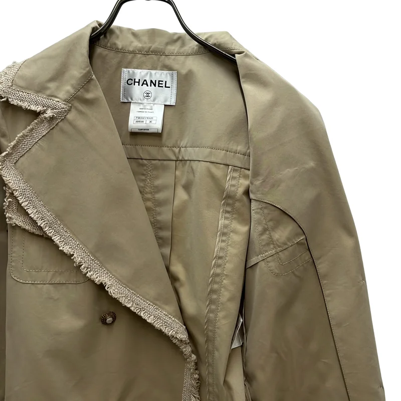 CHANEL / シャネル | 2010SS | ココマーク ダブル スプリングコート | 36 | レディース