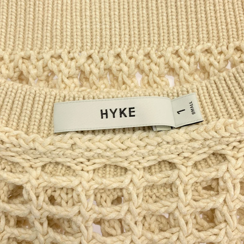 HYKE / ハイク | 2025SS | CROCHETED SWEATER TANK TOP / クロチェットセーター タンクトップ | 1 | レディース