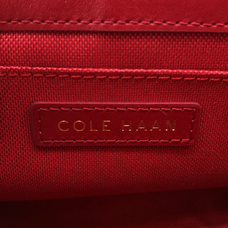 COLE HAAN / コールハーン | レザー チェーンストラップ ミニショルダーバッグ |