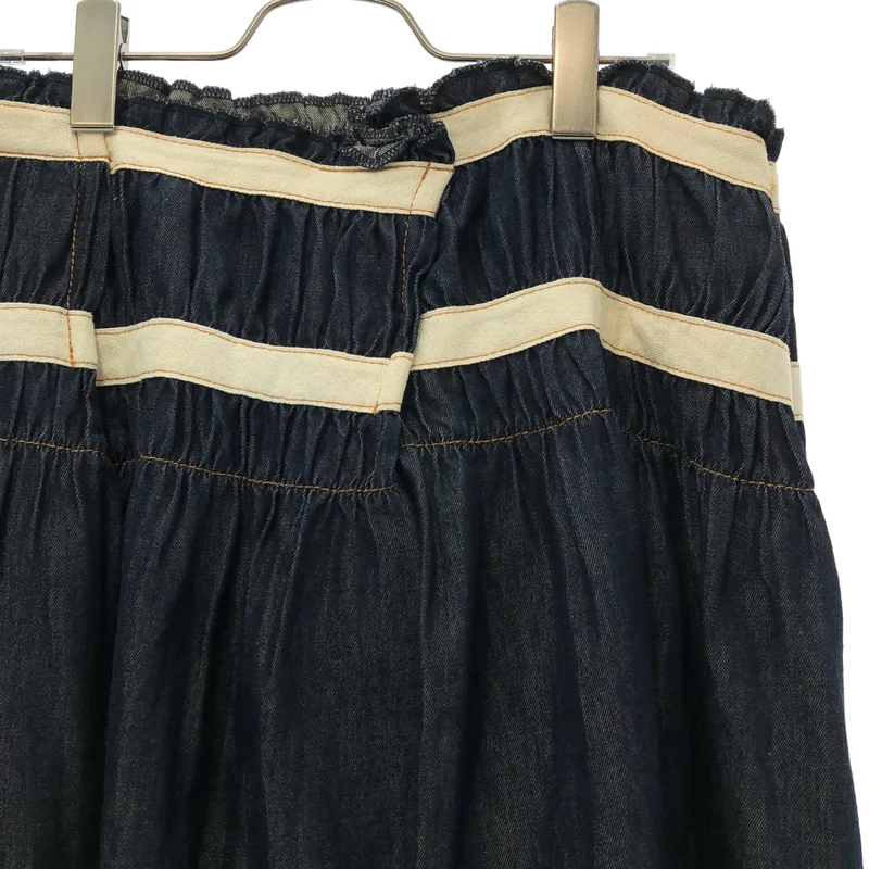 tricot COMME des GARCONS / トリココムデギャルソン | 2013SS | デニム ギャザー スカート | M | レディース
